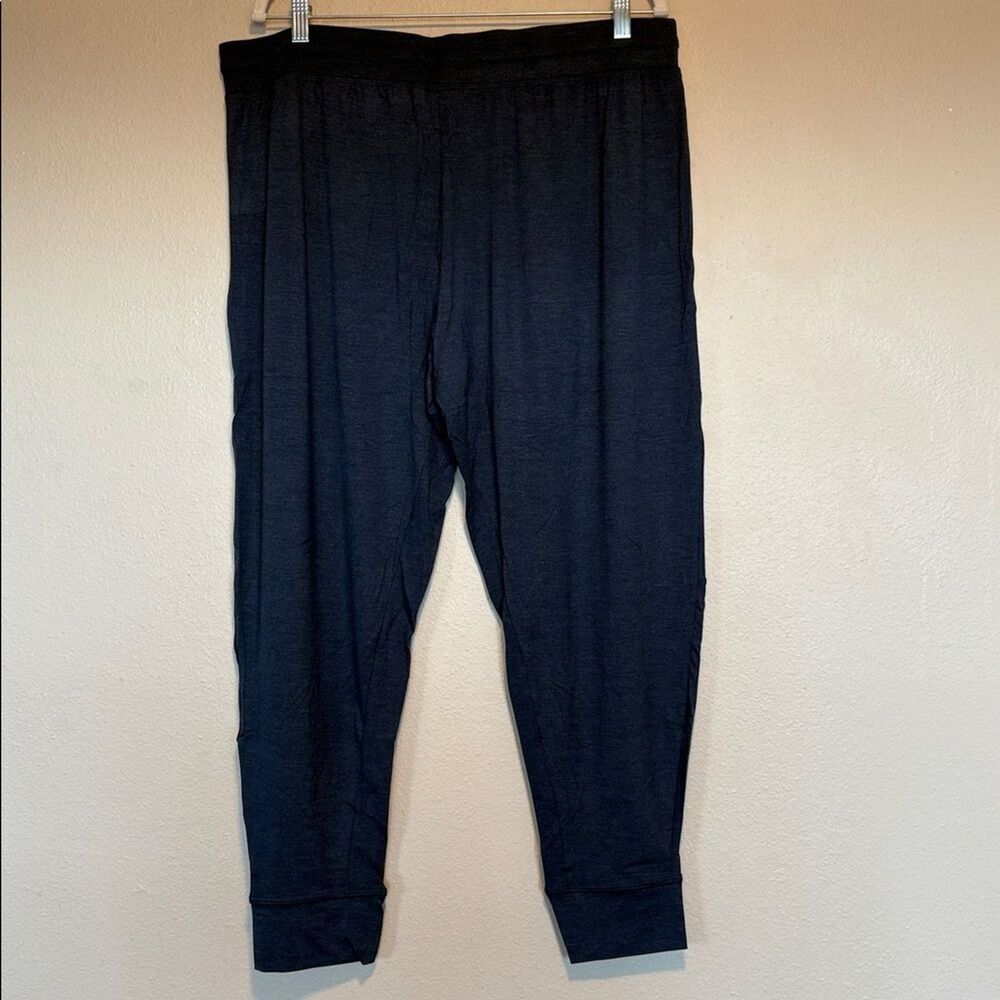 NEW NWT Tommy John Downtime Jogger Dress Blues Heather Lounge Pant Large - Picture 8 of 9